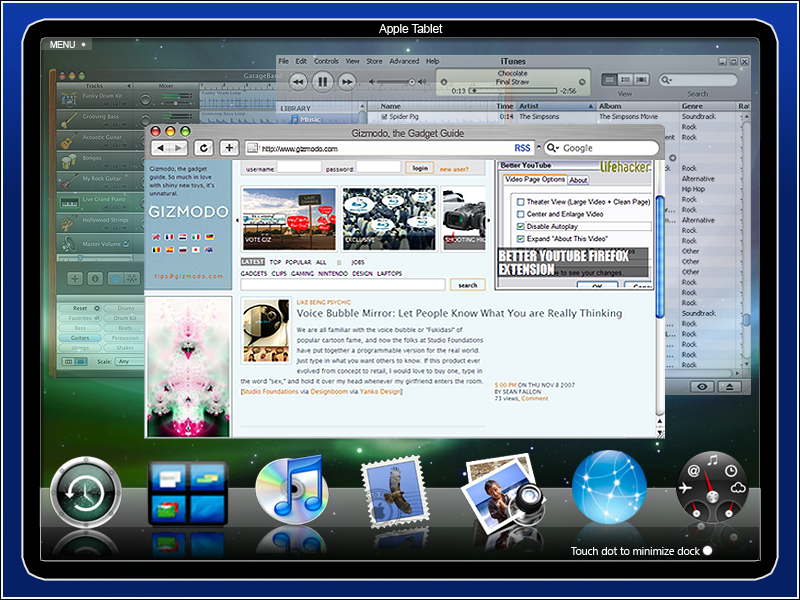 Illustration for article titled Apple Touchscreen Tablet Contest Winner and Gallery
